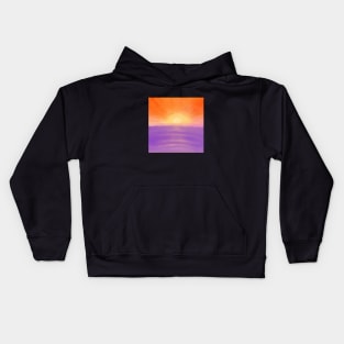 Calming Sunset Kids Hoodie